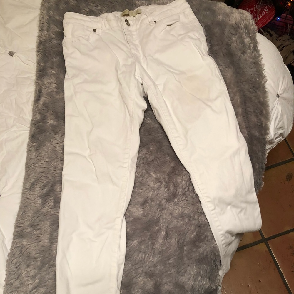 Zara white jeans